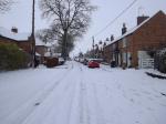 Image: Snow, Church Lane, Hoby