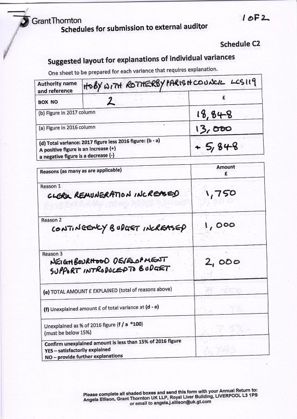 Reconciliation Report C2 Box 2 1 of 2