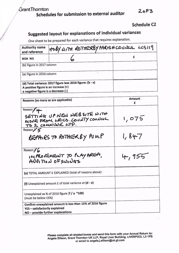 Reconciliation Report C2 Box 6 2 of 3