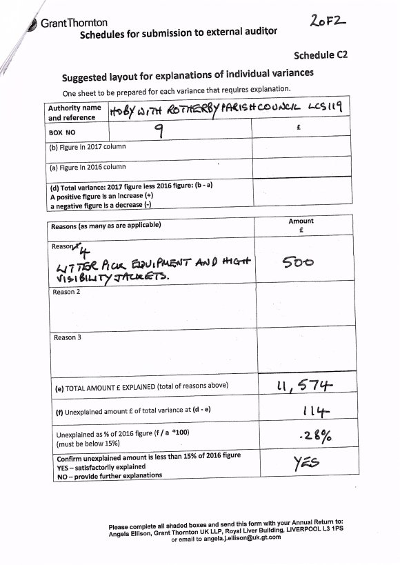 Reconciliation Report C2 Box 9 2 of 2