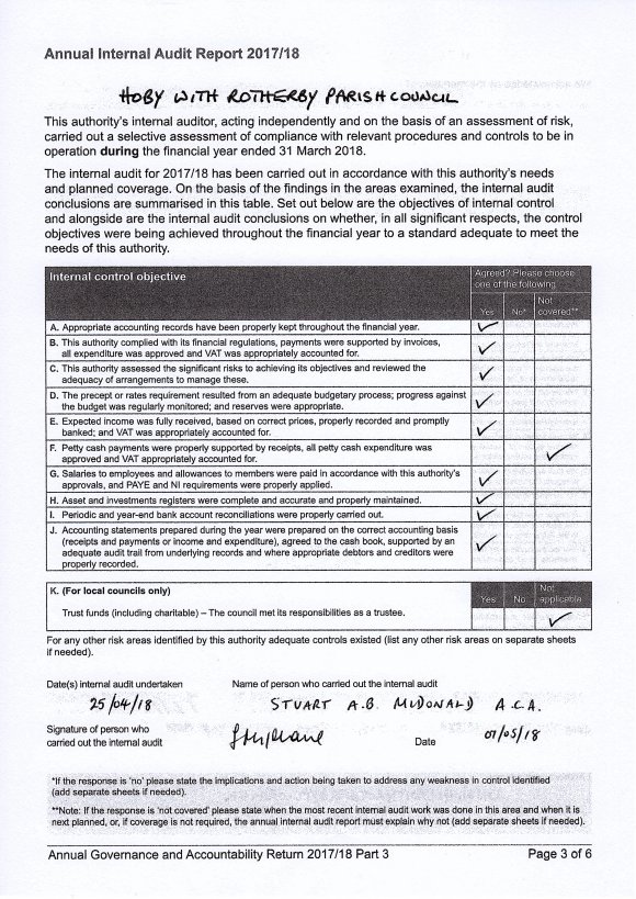 Audit 2017/18 Internal Audit 1